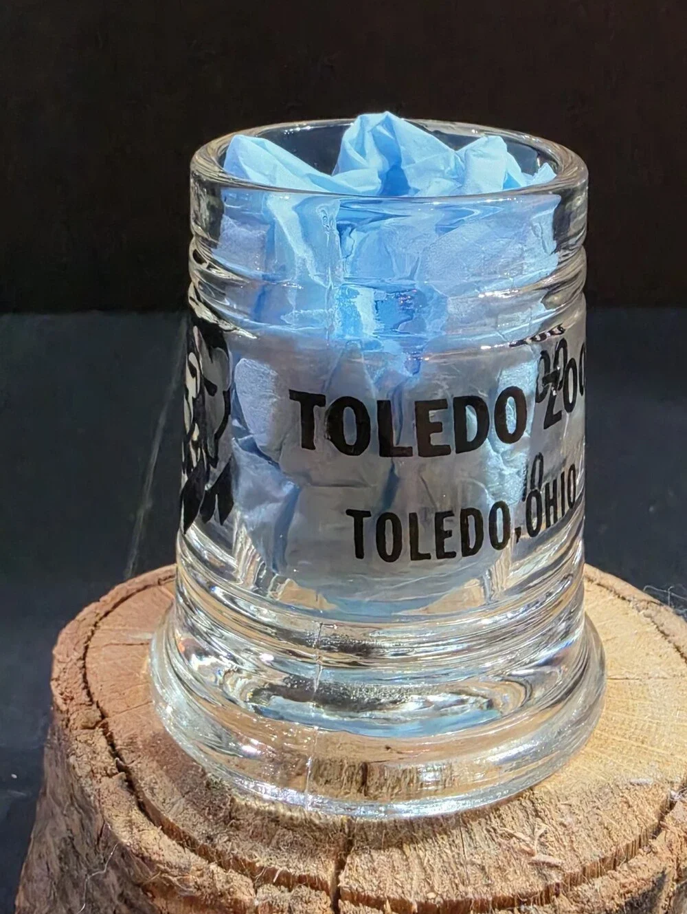 VTG Toledo Zoo Mini Beer Mug Souvenir Shot Glass
